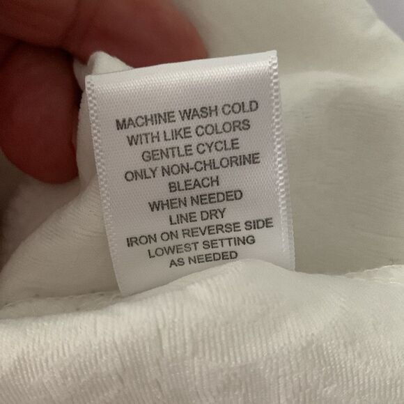 Trixxi White Textured Mini Dress Size M - Picture 10 of 10